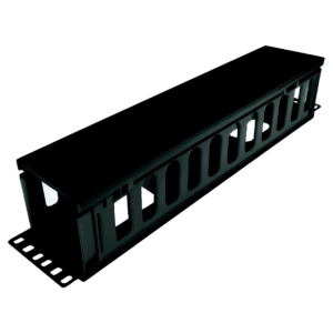 Organizador horizontal, Lantek, 2U, Plastico, NO incluye tornillos, LTK-ORGH2U