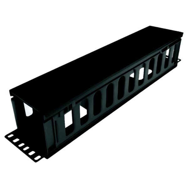 Organizador horizontal, Lantek, 2U, Plastico