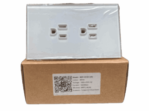 Tomacorriente inteligente, dlx de empotrar, WiFi, 110V, 10A, DLXSC06W