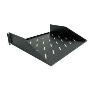 Bandeja 2U, dlx, metálica ventilada para montaje en rack, DLXSHELF2