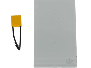 Interruptor inteligente, dlx, doble, color blanco, sin neutro, DLXUS02
