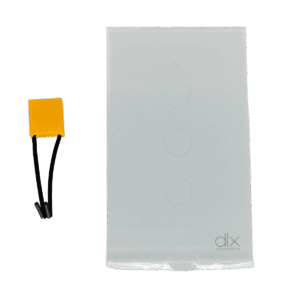 Interruptor inteligente, triple, dlx, color blanco, sin neutro, DLXUS03