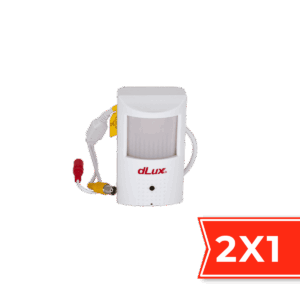 Cámara con sensor de movimiento PIR, dlx, CCTV, 1080P,  lente 3.7mm, 12V, IP65, dimensiones 119x69.5x48mm, DLXXD242DS