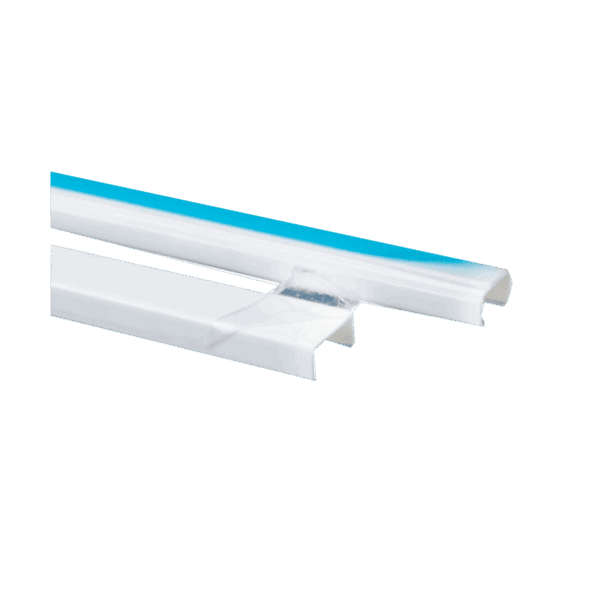 Canaleta 1/2", Dexson, color blanco, 13 x 7, con adhesivo, ADL004