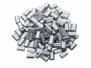 Prensa manga en aluminio, dlx, paquete con 200pcs, M2, 2mm, paquete con 200pcs, EFA252PK200