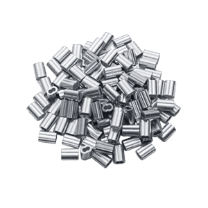 Prensa manga en aluminio, dlx, paquete con 200pcs, M2, 2mm, paquete con 200pcs, EFA252PK200