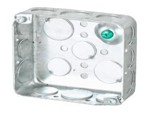 Caja cuadrada, Eleksteel, pesada, EMT, 1/2 x 3/4, UL, EMT001