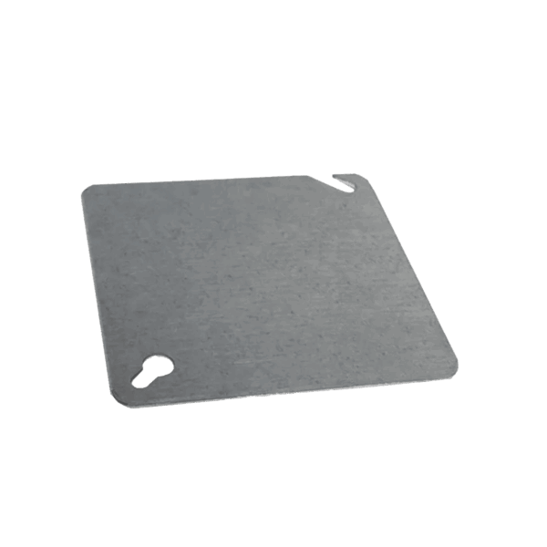 Tapa para caja cuadrada, Eleksteel, con hueco, UL, EMT008