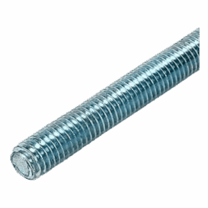 Tornillo sin cabeza, Hagroy, tipo Esparrago, 1/4 x 4", ESP-14-X4-CZ