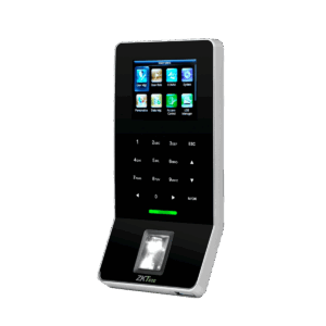 Lector biométrico, ZKteco, huella digital, RFID, PIN, WiFi, Pantalla TFT a color de 2.4" pulgadas, teclado táctil, TCP/IP y RS485, F22ID