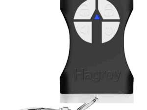 Control remoto, Hagroy, inalámbrico, 4 teclas, frecuencia 433 MHz, alcance 200mts, H4KB200MV2