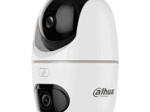 Cámara Hero Dahua WiFi, 5MP+5MP, auto tracking, audio bidireccional, SD max 256GB, modo de privacidad, detección humana, DMSS APP, 2.4/5GHz, Wi-Fi 6, DH-H5D-5F