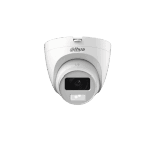 Cámara Eyeball Dahua HD, full color, 2MP, HDCVI, lente fijo 2.8mm, luz led 20m, IP67, DH-HAC-HDW1209CLQN- LED