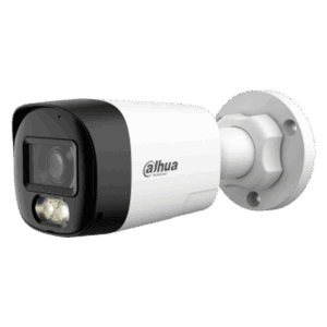 Cámara Bullet Dahua HD, 2MP, multiformato, lente fijo 2.8mm, iluminación dual 40m, audio bidireccional, IP67, DH-HAC-HFW1200RLN- IL-T