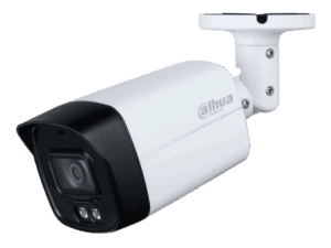 Cámara Bullet Dahua HD, 2MP, lente fijo 2.8mm, iluminación dual 40m, micrófono incorporado, IP67, DH-HAC-HFW1239TLMN-IL-A