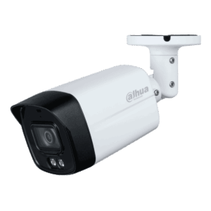 Cámara Bullet Dahua HD, 2MP, lente fijo 2.8mm, iluminación dual 40m, micrófono incorporado, IP67, DH-HAC-HFW1239TLMN-IL-A