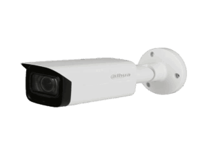 Cámara Bullet Dahua HD, 4K, multiformato, lente motorizado 3.7-11m, IR80m, micrófono incorporado, IP67, starlight, DH-HAC-HDW2802T-A