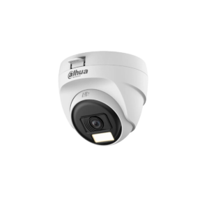 Cámara Minidomo Dahua HD, Cooper, 2MP, lente 2.8 mm, iluminación dual 30m, micrófono incorporado DWDR, metálica, DH-HAC-T2A21N-U-IL-A