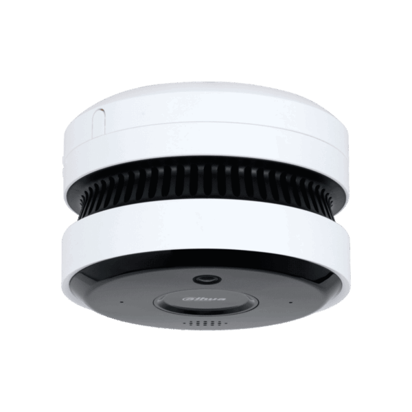 Cámara con detección de humo Dahua IP, 5MP, IR20m, WDR, 3D NR, HLC, BLC, SD max 256GB, DHI-HY-SAV849HAN-E
