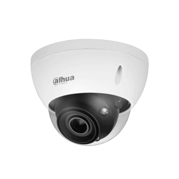 Cámara Domo Dahua IP de cúpula 2MP ePoE varifocal 2.7mm -13.5mm, 40m, WDR, IP67, IK10