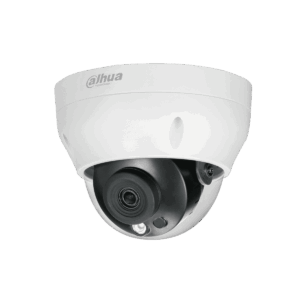 Cámara Minidomo Dahua IP, de cúpula, 4MP, lente fijo 2.8mm, IR30m, IP67, PoE. WDR, detección de movimiento, DH-IPC-HDPW1431R1N-S4