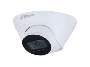 Cámara Minidomo Dahua IP, 2MP, lente fijo 2.8mm, IR30m, IP67, DH-IPC-HDW1230T1-S5