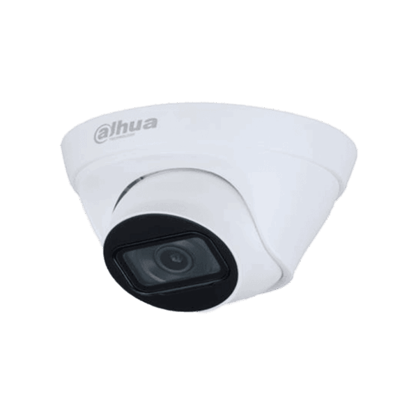 Cámara Minidomo Dahua IP, 2MP, lente fijo 2.8mm, IR30m, IP67, DH-IPC-HDW1230T1-S5