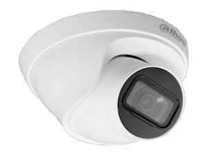 Cámara Minidomo Dahua IP, 4MP, lente fijo 2.8mm, IR30m, IP67, PoE, DH-IPC-HDW1431T1N-S4