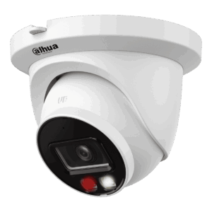 Cámara Eyeball Dahua IP, 6MP, lente 2.8mm, iluminación dual 30m, IP67, micrófono incorporado, metálica, WizSense, DH-IPC-HDW2649TM-S- IL