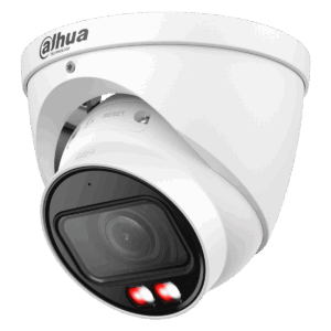 Cámara Eyeball Dahua IP, 6MP, lente varifocal 2.7-13.5mm smart, iluminación dual 40m, IP67, micrófono incorporado, WizSense, DH-IPC-HDW2649T-ZSIL