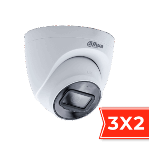 Cámara Eyeball Dahua IP, 8MP, lente fijo 2.8, IR30m, IP67, Onvif, Micro SD max 256GB, WDR, micrófono incorporado, SMD Plus, DH-IPC-HDW2841T-S