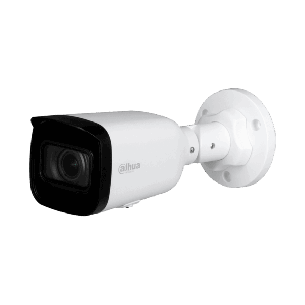 Cámara Bullet Dahua IP, 4MP, lente motorizado, 2.8-12mm, IR50m, IP67, WDR, SD max 256, POE, H265+, DH-IPC-HFW1431T1N-ZS-S4