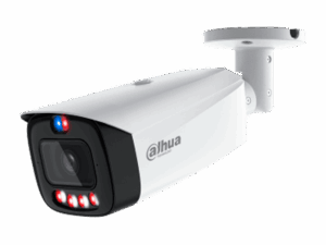 Cámara Bullet Dahua IP, TIOC PRO 4m, lente fijo 2.8mm, IR50m, IP67, (WizColor disuasión activa e inteligencia artificial), WizSense, ACUPICK, Xinghan, DH-IPC-HFW3449T1-AS-PV-PRO