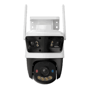 Cámara Imou Cruiser Triple, 11MP, audio bidireccional, lente 3+3+5MP, iluminación dual 30mts, doble SD max 1024G, PTZ panorámica de 0 a 355°, inclinación de 0 a 90°, IPC-S7UN-11M0WED