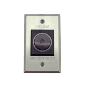 Botón de salida de proximidad, dlx, grande, con luz, acero inoxidable, NO/NC/COM, K1