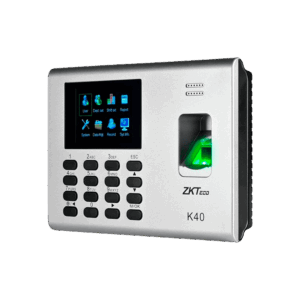 Control de tiempo y asistencia ZKTeco, pantalla 2.8”, huellas 2000, TCP/IP USB-host, ADMS, ID, K40PROIDSSR