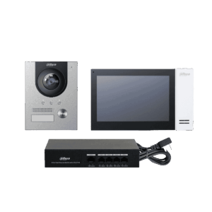 Kit video portero y monitor, Dahua, IP, 1080P, IK07, IP65,DHI-KTP01L(S)