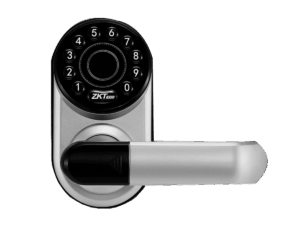 Cerradura inteligente, Zkteco, EoL, con teclado digital y comunicación bluetooth, resistente a condiciones semi-exteriores, control por voz, acceso remoto, puerto micro USB con aperturas de emergencia, bajo consumo de energía. EoL