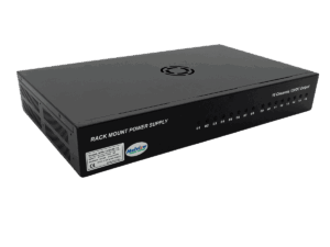 Fuente de poder, dlx, CCTV, montaje rack, 16 CH, 12V-33A, MPS1US40016