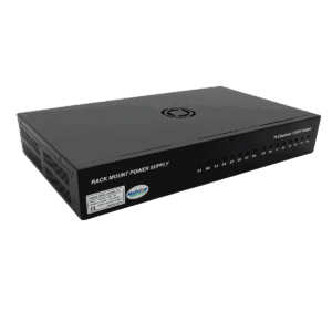 Fuente de poder, dlx, CCTV, montaje rack, 16 CH, 12V-33A, MPS1US40016