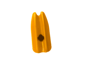 Aislador templador, Hagroy, tipo nuez II, color naranja, sin gancho, NUEZIISGNAR
