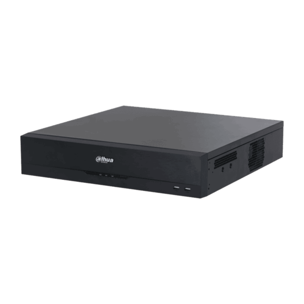 Video grabador, Dahua, 32 canales, 8HDD 16TB máximo, 32MP, 384Mbps, H.265+, Onvif, 1 entrada de audio RCA y 2 salidas de audio RCA, 16 entradas y 8 salidas de alarma, AcuPick, WizSense protección perimetral