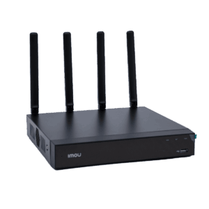 Video grabador, Imou, 10CH, WiFi 6, H.265, dual band, 4 antenas externas y auto-pairing con cámaras Imou, HDD hasta 16 TB, salida HDMI-VGA, 4K, micrófono y parlante integrados, Onvif, NVR-N110W-8A0E