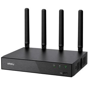 Video grabador, Imou, 18CH, WiFi 6, H.265, dual band 2.4/5 GHz, 4 antenas externas, emparejamiento automático,  HDD hasta 16 TB, salida HDMI-VGA 4K, audio bidireccional integrado y acceso remoto, NVR-N118W-8A0E