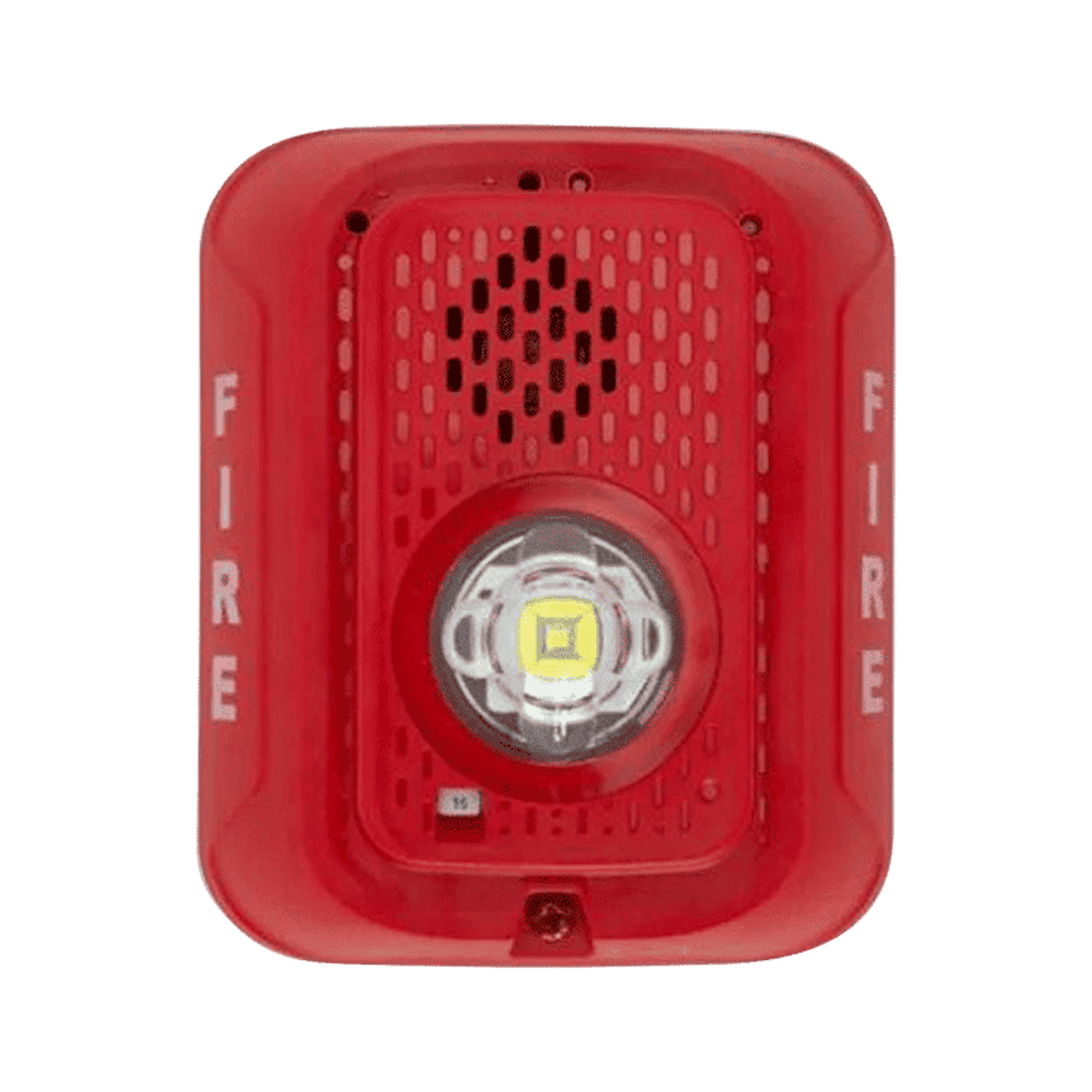 Sirena con strobe, Firelite, 2 hilos, 12-24V, P2RLED-SP