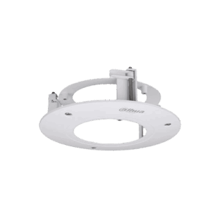 Soporte de montaje, Dahua, en techo, metálico, hasta 1kg, dimensiones Ø166mmx75.8mm, DH-PFB200C