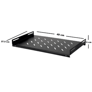 Bandeja para montaje en rack, Dahua, 489mm x 275mm x 47.6mm, DHI-PFC610-4D