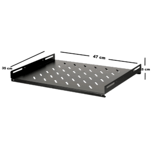 Bandeja para montaje en rack, Dahua, 472mm x 350mm x 48mm, DH-PFC610-6D