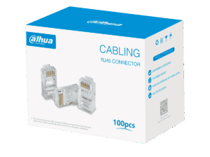 Conector RJ45, Dahua, CAT6, Ethernet, 100pcs, DH-PFM976-631