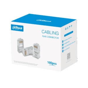Conector RJ45, Dahua, CAT6, Ethernet, 100pcs, DH-PFM976-631